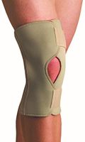 Thermoskin Open Knee Wrap Stabilizer Knee Brace, Beige, 4X-Large