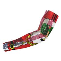 Hip Hop Santa American Flag UV Protection Cooling Arm Sleeves for Sports Cycling Men Women