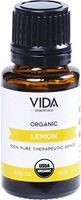 Lemon USDA Certified Organic Essential Oil, 15 ml (0.5 fl oz), 100% Pure, Undiluted, Best Therapeutic Grade (Acne, Cold, Diuretic, Fever, Headache, Indigestion, Migraine)