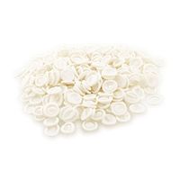 Xigeapg 1000 Pcs Disposable Anti Static Off White emulsion Finger Cots