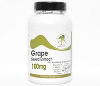 Grape Seed Extract 100mg ~ 200 Capsules - No Additives ~ Naturetition Supplements