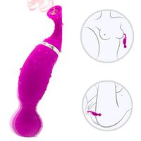 Massage 7+ Personal Wand Massager - Powerful Hand held Magic, Rechargeable Mini Stress Relief Silicone - Foot Back Neck - Upgraded Memory 5 Speeds 20 Patterns Manual Best Festival Gift