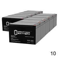 Mighty Max Battery Replacement for RBC4 12V 12Ah SLA Sealed Lead Acid AGM Battery - 10 Pack Brand Product