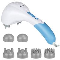 Handheld Back Massager, Double Head Electric Full Body Massager, Deep Tissue Percussion Massage Hammer for Muscles, Arm, Neck, Shoulder, Back, Leg, Foot