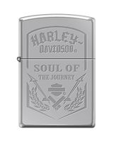 Zippo Harley-Davidson Soul of the Journey High Polish Chrome Pocket Lighter