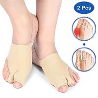 Bunion Corrector Big Toe Straightener, Orthopedic Bunion Splint Protectors for Day and Night Time, Toe Separators Foot Support Sleeve with Gel Pad, Hallux Valgus Pain Relief, Anti-Slip Design(M)