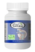 GLS Glucosamine Sulfate 500mg 300 Count Bottle of Capsules [1 Bottle] by Total Natural, Safe and Natural Join Support Health Supplement for Men and Women, GMP Premium Ingredients