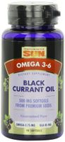 Health from the Sun Dietary Supplement, Black Currant, 500 mg, 90 soft gels
