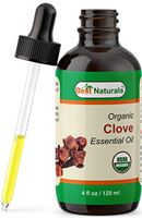 Best Naturals Best Naturals Certified Organic Essential Oil with Glass Dropper, Cinnamon, 4 Fluid Ounce
