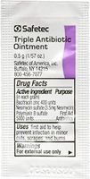First Aid Triple Antibiotic Ointment .5gr Packets (Box of 144) (4 Pack - 144 Count/Box)
