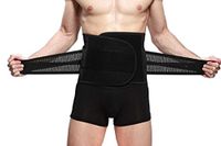 Wowlife Men’s Waist Trimmer Belt Adjustable Breathable Sports Belt Back Lumbar Lower Back Tranier Support