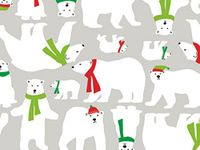 Holiday Kids - Subzero 24"x417' Gift Wrap Half Ream Roll (1 roll) - Wraps -M4246H24
