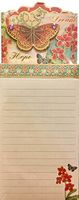 Punch Studio 3D Die Cut Gem Magnetic Notepad ~ Dream Hope Butterfly 94233