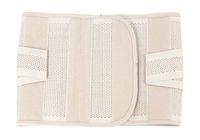 Panegy Womens Adjustable Waist Trimmer Belt Back Lumbar Support Postpartum Protecting Stretchy Waistband Belt Stomach Body Wrap Size L - Beige