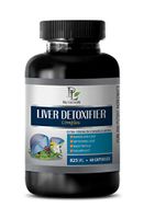 Liver Cleanse with Milk Thistle - Liver DETOXIFIER Complex 825MG - Extra Strength Formula - Milk Thistle with Artichoke - 1 Bottle 60 Capsules