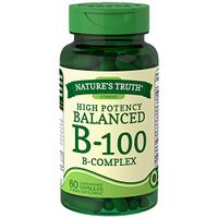 Nature's Truth High Potency Balanced B-100 B- Complex Quick Release Capsules - 60 ct