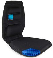 FOMI Premium Gel Cushion and Firm Back Support | Seat Cushion Pad and Upper Lower Thoracic and Lumbar Pillow for Car, Office Chair | Pressure Sore, Coccyx Pain Relief | Promotes Healthy Posture