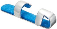 Rolyan Aluminium Medium Padded Baseball Splint, Pack of 12 Foam-Lined Finger Splints, Easy Application & Wear, Comfortable Immobilizer for Baseball & Softball Players, Pitchers, Catchers, Medium