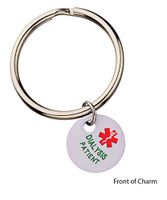 Dialysis Patient Medical Alert Keyring