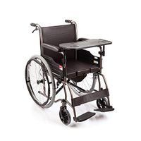 Xiao Jian Wheelchair - Foldable Lightweight Toilet Seat Multifunction with Dining Table Wheelchair Car Elderly Disabled Wheelchair