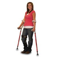 Kinsman Enterprises Millenial Forearm Crutch Short Blue