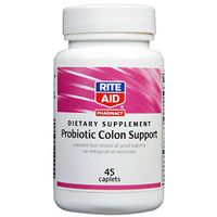 Rite Aid Daily Probiotic Colon Support Capsules - 30 Count | Supports Colon and Gut Health