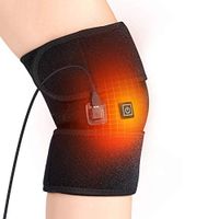 Knee Heating Pad, Heating Knee Brace Support for Arthritis, Heated Knee Wrap Thermal Therapy to Warm Joint Relief Pain of Knee Stiff, Arthritis, Strains, Fits Men and Women Knee Calf Leg Arm