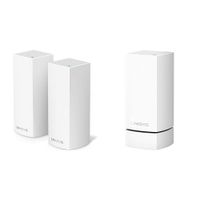 Linksys Velop Tri-band Whole Home WiFi Intelligent Mesh System 2-Pack,Speed,Works with Alexa & Whole Home Wi-Fi Mesh Wall Mount, Works with All Velop Models, white