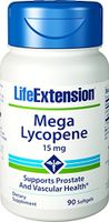 Life Extension Mega Lycopene, 15 Milligram, 90 Softgels (Pack of 3)