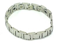 Tungsten Carbide Magnetic Therapy Bio Healing Mens Bracelet 8" High Polish 13mm