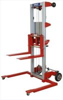 Wesco 273512 Aluminum/Steel Hand Winch Lifter with Adjustable Straddle Base, 350-lb. Capacity, 22-1/2" Length x 4" Width x 1-3/4" Height Fork