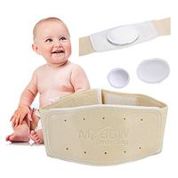 Umbilical Hernia Belt Baby Belly Button Band Infant Belly Wrap Abdominal Binder Hernia Truss Support Adjustable Navel Belly Band Newborn Umbilical Cord - Medium