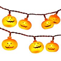 Halloween Decoration,Light Strings for Halloween, LED Pumpkin Battery Light Strings for Party Garden,2.5 Meter 20 LED