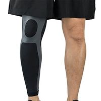 Finance Plan 1 Pc Super Elastic Sport Running Cycling Basketball Compression Leg Sleeve size M (Grey)