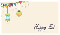 Zaffron Eid Gift Tags (Eid Lanterns (10 Pack))