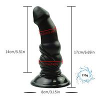 YMYMYY Waterproof Women Plug Massager PVC A-nàl% Beginner Huge Training Extender Insert StǐckDǒng Couples Toys Private Packaging