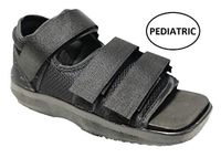 Mars Wellness Premium Childrens Post Op Broken Toe/Foot Fracture Square Toe Walking Shoe Cast - Pediatric - Fits Little Kids Sizes 11-1 (Approx 3.5-6 Years Old) (Straps Style May Vary)