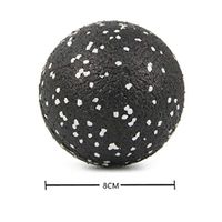 Ball Peanut Massage Ball High Density Lightweight Fitness Body Massage Yoga Exercise,Black