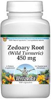 Zedoary Root (Wild Turmeric) - 450 mg (100 Capsules, ZIN: 512624) - 3 Pack