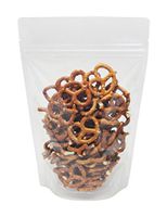 BAP 8 oz Clear Stand up Pouch with Zip (100 pcs)