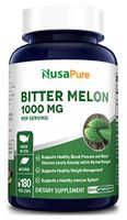 Bitter Melon Extract 1000mg 180 Veggie Caps (Non-GMO & Gluten Free) Supports Blood Pressure and Blood Sugar Already in The Normal Range