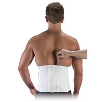 Bilt-Rite Mastex Health 10 Inch Criss-Cross Support with Steels, White, 2X-Large