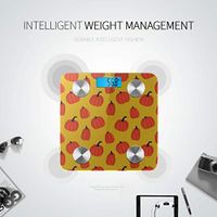 Cute Cartoon Pumpkin Weighing Machine in Body Scale Weight Scale for People Tracks 8 Key Compositions Analyzer Sync with Fitness Apps 400 Lbs