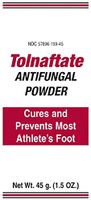AMZ Antifungal Foot Powder. Packet of Antifungal Powder 1.5 oz. with 1% Strength. Super Absorbent Tolnaftate Powder for athlete's foot. Relieves pain and irritations Latex Free.