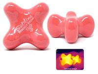 Sublime (Coral)(Single) Synergy Stone - Contoured Hot Stone Massage Tool - Relaxing and Therapeutic for Neck, Back, Legs, Feet - Ultra-Smooth for Massage on Skin with Oil or Over Clothes