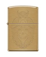 Custom Owl Skull Reg Br Fin Brass wo/SB
