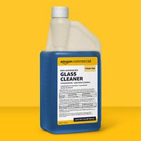 AmazonCommercial Non-Ammoniated Glass Cleaner, Concentrate, Dilution Control, 32-Ounces, 6-Pack