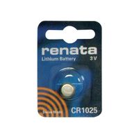 Renata #CR1025 Lithium Coin Battery
