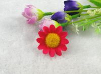 48pcs Silk Gerbera Daisy Flower Heads Wedding Party Decoration Favour (Rose)