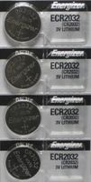 4 Energizer CR2032 2032 Battery Watch/Electronic 3v 3 Volt Lithium Button Cell Batteries